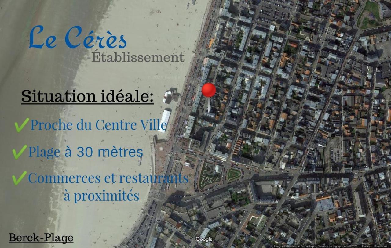 LE CÉRÈS - Balcon Vue Latérale Mer, 30M Plage, Lumineux&Proche Centre Berck Extérieur photo